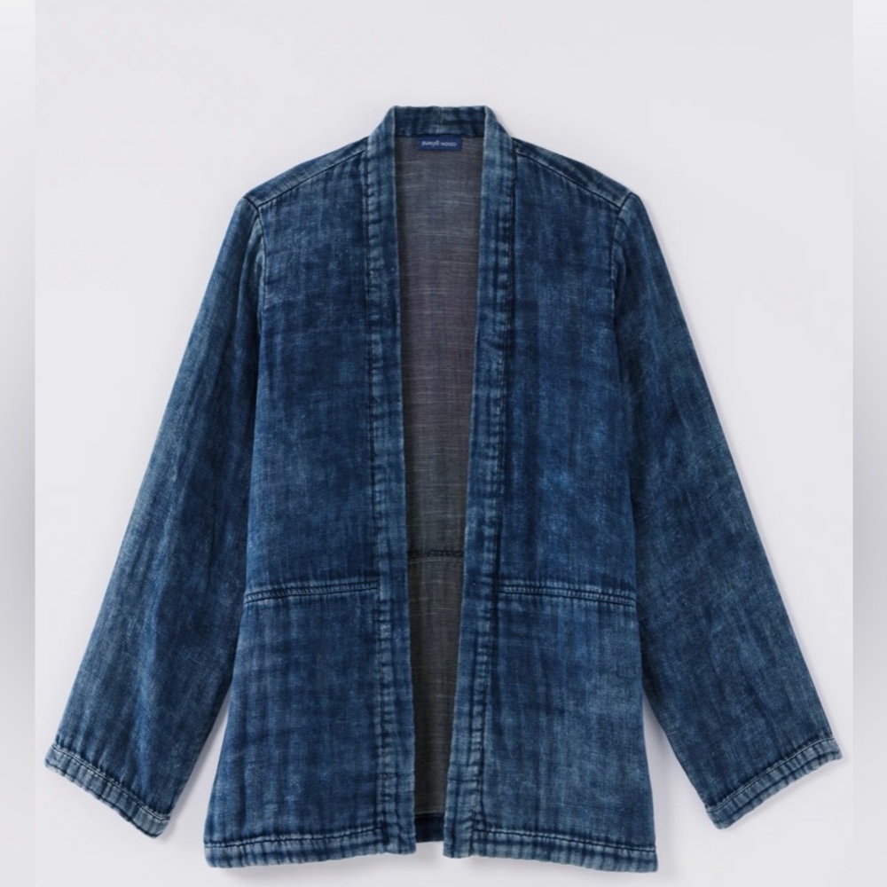 Pure Jill Double-Cloth Indigo Jacket Size Small NWT - Picture 4 of 13
